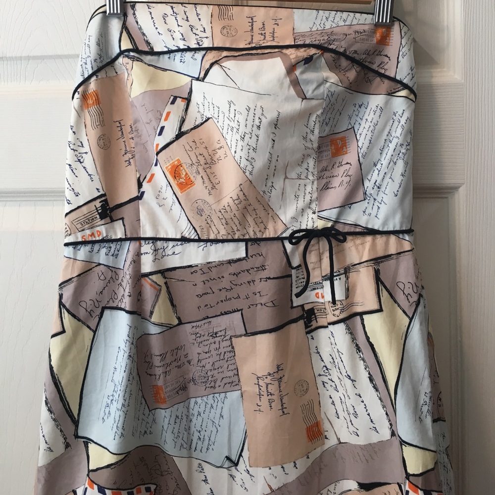 J Crew Postcard Pattern Dress